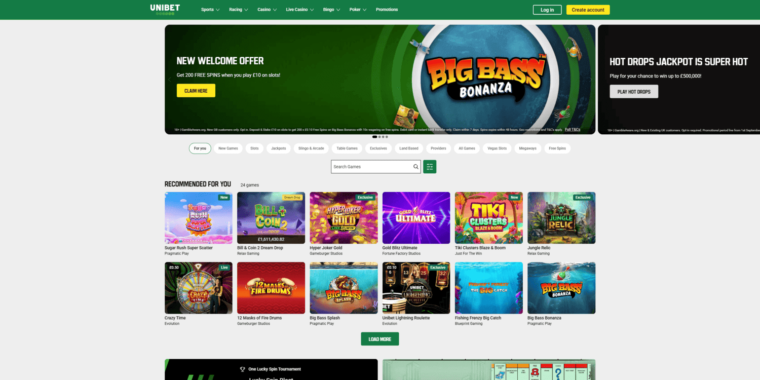 Unibet Casino UK